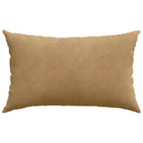 Cuscini da Divano 2 pcs Marrone 50 x 30 cm Tessuto in Cords