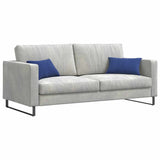 Cuscini da Divano 2 pcs Blu Polizia 50 x 30 cm Tessuto in Cords