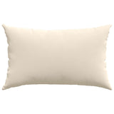 Cuscini da Divano 2 pcs Beige 50 x 30 cm Tessuto