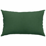 Cuscini da Divano 2 pcs Verde Scuro 50 x 30 cm Tessuto in Cords