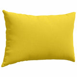 Cuscini da Divano 2 pcs Giallo Chiaro 60 x 40 cm Tessuto