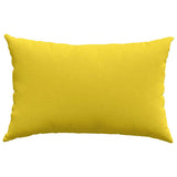 Cuscini da Divano 2 pcs Giallo Chiaro 60 x 40 cm Tessuto