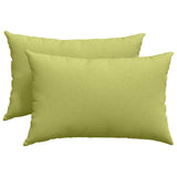 Cuscini da Divano 2 pcs Verde chiaro 60 x 40 cm Tessuto