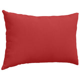 Cuscini da Divano 2 pcs Rosso 60 x 40 cm Tessuto