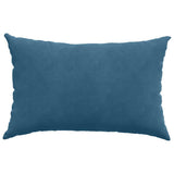 Cuscini da Divano 2 pcs Blu 60 x 40 cm Tessuto in Cords
