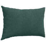 Cuscini da Divano 2 pcs Verde scuro 60 x 40 cm Tessuto in Cords