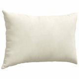 Cuscini da Divano 2 pcs Crema 60 x 40 cm Tessuto in Cords