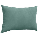 Cuscini da Divano 2 pcs Verde Mare 60 x 40 cm Tessuto in Cords