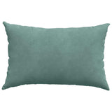 Cuscini da Divano 2 pcs Verde Mare 60 x 40 cm Tessuto in Cords