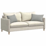 Cuscini da Divano 2 pcs Grigio chiaro 60 x 40 cm Tessuto