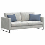 Cuscini da Divano 2 pcs Blu 60 x 40 cm Tessuto in Cords