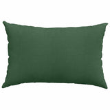 Cuscini da Divano 2 pcs Verde Scuro 60 x 40 cm Tessuto in Cords