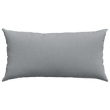 Cuscini da Divano 2 pcs Grigio chiaro 80 x 40 cm Tessuto