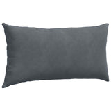 Cuscini da Divano 2 pcs Grigio scuro 80 x 40 cm