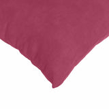 Cuscini da Divano 2 pcs Rosso Vino 80 x 40 cm Tessuto in Cords