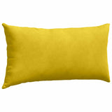 Cuscini da Divano 2 pcs Giallo 80 x 40 cm Tessuto in Cords