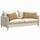 Cuscini da Divano 2 pcs Marrone 80 x 40 cm Tessuto in Cords