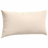Cuscini da Divano 2 pcs Beige 80 x 40 cm Tessuto