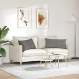 Cuscini da Divano 2 pcs Grigio chiaro 80 x 40 cm