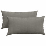 Cuscini da Divano 2 pcs Grigio chiaro 80 x 40 cm