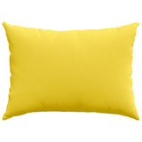 Cuscini da Divano 2 pcs Giallo Chiaro 70 x 50 cm Tessuto