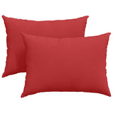 Cuscini da Divano 2 pcs Rosso 70 x 50 cm Tessuto