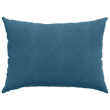 Cuscini da Divano 2 pcs Blu 70 x 50 cm Tessuto in Cords