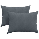 Cuscini da Divano 2 pcs Grigio scuro 70 x 50 cm