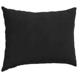 Cuscini da Divano 2 pcs Nero 70 x 50 cm Tessuto in Cords