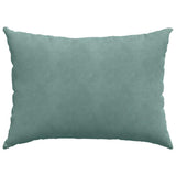 Cuscini da Divano 2 pcs Verde Mare 70 x 50 cm Tessuto in Cords