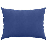 Cuscini da Divano 2 pcs Blu Polizia 70 x 50 cm Tessuto in Cords
