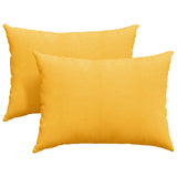 Cuscini da Divano 2 pcs Giallo Chiaro 70 x 50 cm