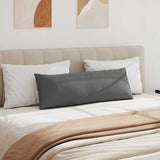 Cuscini da Divano 2 pcs Grigio scuro 120 x 40 cm Tessuto