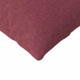 Cuscini da Divano 2 pcs Rosso Vino 120 x 40 cm Tessuto