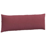 Cuscini da Divano 2 pcs Rosso Vino 120 x 40 cm Tessuto