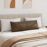 Cuscini da Divano 2 pcs Marrone 120 x 40 cm Tessuto