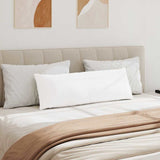 Cuscini da Divano 2 pcs Bianco 120 x 40 cm Tessuto