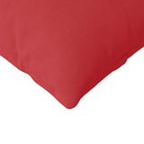 Cuscini da Divano 2 pcs Rosso 120 x 40 cm Tessuto