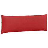 Cuscini da Divano 2 pcs Rosso 120 x 40 cm Tessuto