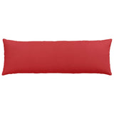 Cuscini da Divano 2 pcs Rosso 120 x 40 cm Tessuto