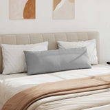 Cuscini da Divano 2 pcs Grigio 120 x 40 cm Tessuto