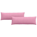 Cuscini da Divano 2 pcs Rosa 120 x 40 cm Tessuto