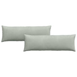 Cuscini da Divano 2 pcs Grigio chiaro 120 x 40 cm