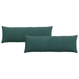 Cuscini da Divano 2 pcs Verde Scuro 120 x 40 cm