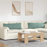 Cuscini da Divano 2 pcs Verde Mare 120 x 40 cm Tessuto in Cords