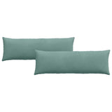 Cuscini da Divano 2 pcs Verde Mare 120 x 40 cm Tessuto in Cords