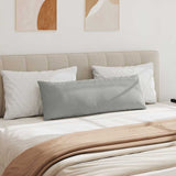 Cuscini da Divano 2 pcs Grigio chiaro 120 x 40 cm Tessuto