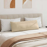 Cuscini da Divano 2 pcs Crema 120 x 40 cm Tessuto