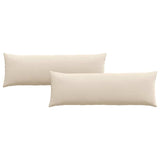 Cuscini da Divano 2 pcs Beige 120 x 40 cm Tessuto