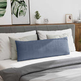 Cuscini da Divano 2 pcs Blu 120 x 40 cm Tessuto in Cords